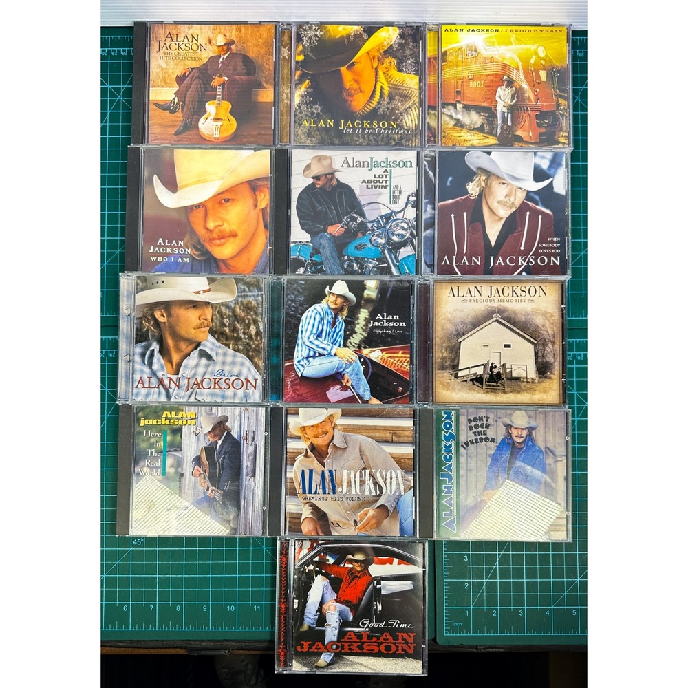 Alan Jackson CD Lot of 13 Collection Greatest Hits Precious Memories Country EX